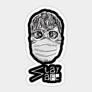 Stay Save (Light) BW Edition Sticker